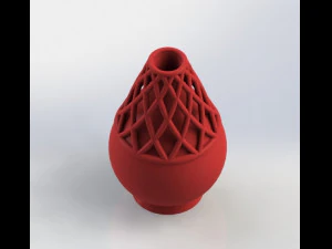 vaso áfrica Modelo de Impressão 3D