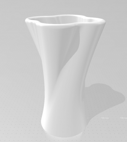 vase 3D Baskı Modeli .c4d .max .obj .3ds .fbx .stl .blend