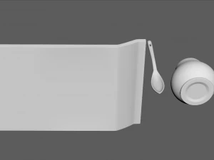 コーヒーセット 3Dプリントモデル