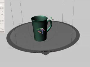 コーヒーセット 3Dプリントモデル