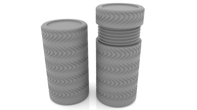flask container 3D-Druckmodell .c4d .max .obj .3ds .fbx .stl .blend 