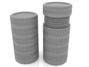 recipiente de frasco Modelo de Impressão 3D