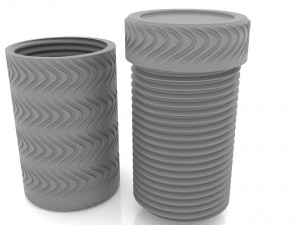 flask container 3D-Druckmodell