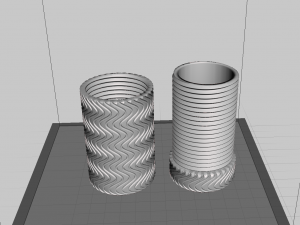 flask container 3D-Druckmodell
