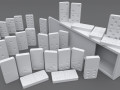 Dominoes Modèle 3D