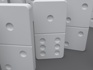 dominoes 3D 打印模型