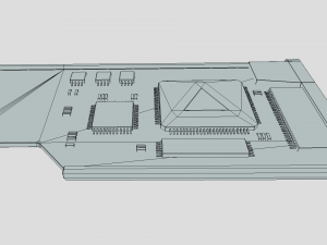 memory module 3D 模型