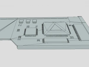 memory module 3D Model