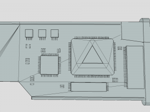 memory module 3D 模型