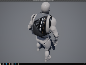 ue4 ready backpack 1 3D Model