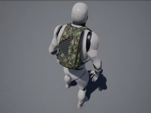 mochila pronta ue4 1 Modelo 3D