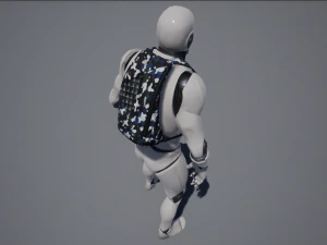 mochila pronta ue4 1 Modelo 3D