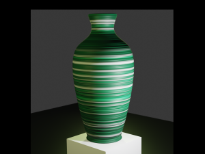 old style vase 3D 모델