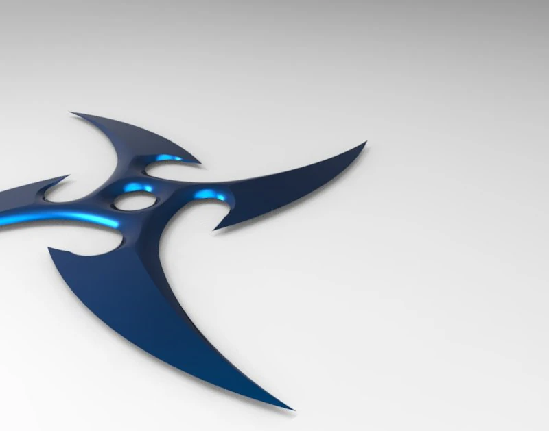shuriken 3D Model .c4d .max .obj .3ds .fbx .stl .blend 