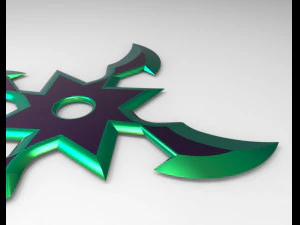 shurikens 3D Model