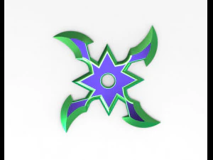 shurikens 3D Model
