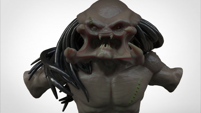 predator - character from the movie predator Modelo de Impressão 3D .c4d .max .obj .3ds .fbx .stl .blend 