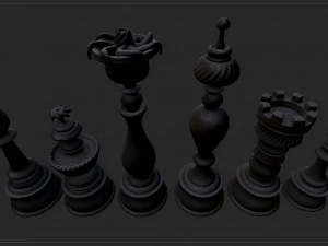 chess - ajedrez tablero 3D Print Model