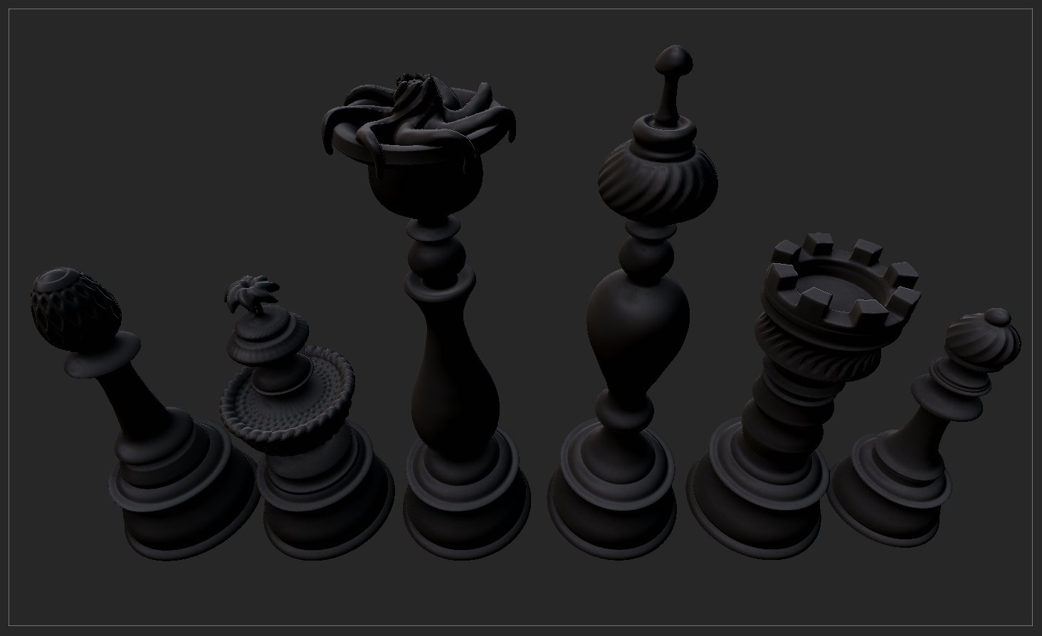 chess - ajedrez tablero 3D Print Model in Board Games 3DExport