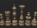 Chess - ajedrez tablero Modèle 3D
