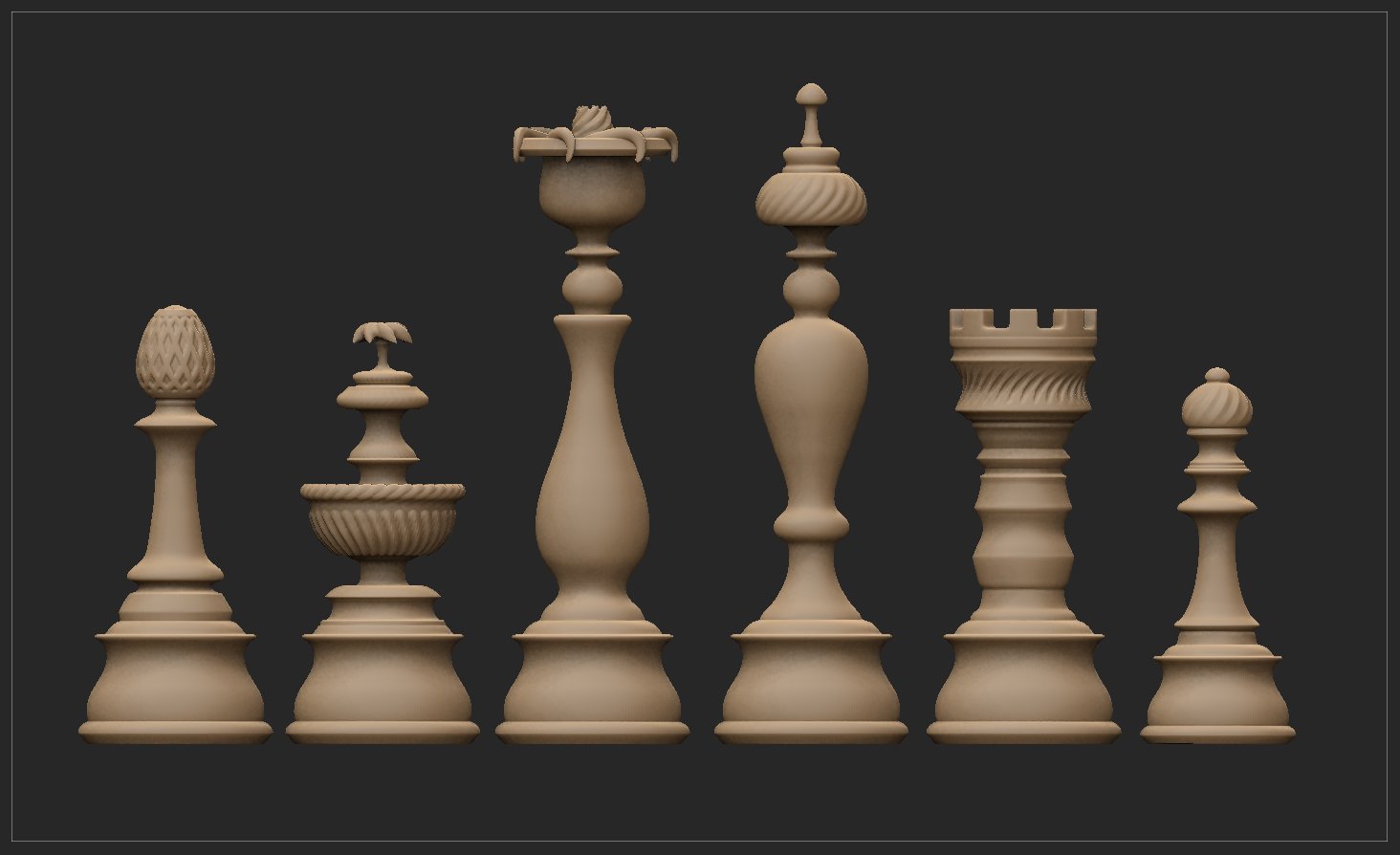 chess - ajedrez tablero 3D Print Model