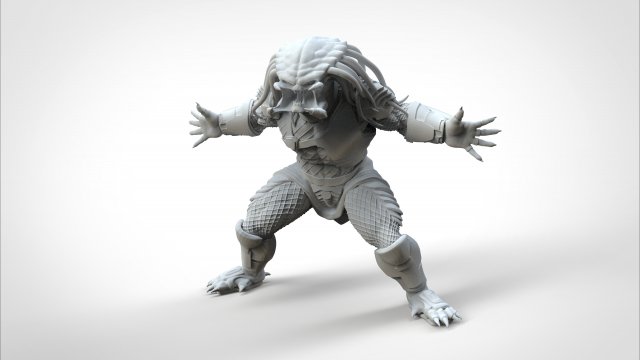 Predator character from the movie predator 3D in 3DExport