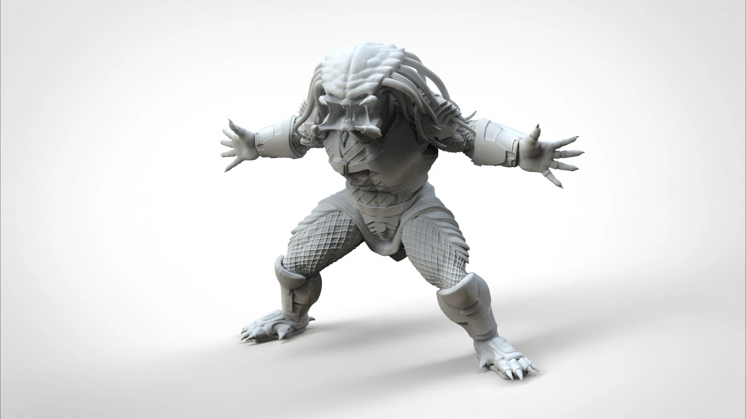 Predator - personaje de la pel&iacute;cula depredador Modelo 3D .c4d .max .obj .3ds .fbx .stl .blend 