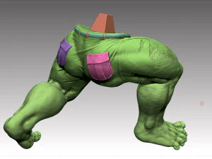we have a hulk 3D Print Model