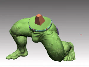 we have a hulk 3D Print Model