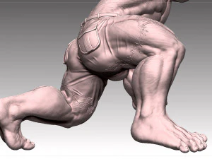 we have a hulk 3D Print Model