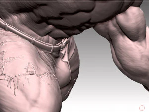 we have a hulk 3D Print Model