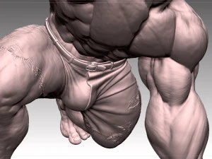 we have a hulk 3D Print Model