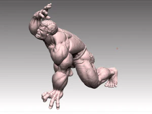 we have a hulk 3D Print Model