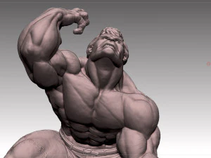 we have a hulk 3D Print Model