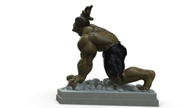 we have a hulk Modèles 3D en vedette .c4d .max .obj .3ds .fbx .stl .blend