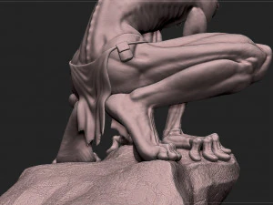 골룸 - 호빗 - 반지의 제왕 3D 프린트 모델