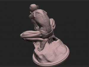 골룸 - 호빗 - 반지의 제왕 3D 프린트 모델