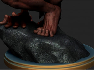 gollum - the hobbit - the lord of the rings 3Dプリントモデル