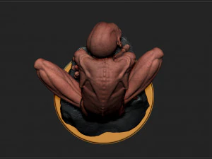 골룸 - 호빗 - 반지의 제왕 3D 프린트 모델