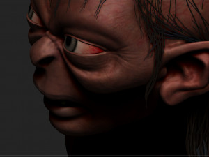 gollum - the hobbit - the lord of the rings 3Dプリントモデル