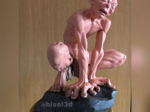gollum - the hobbit - the lord of the rings 3Dプリントモデル