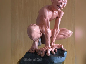 골룸 - 호빗 - 반지의 제왕 3D 프린트 모델