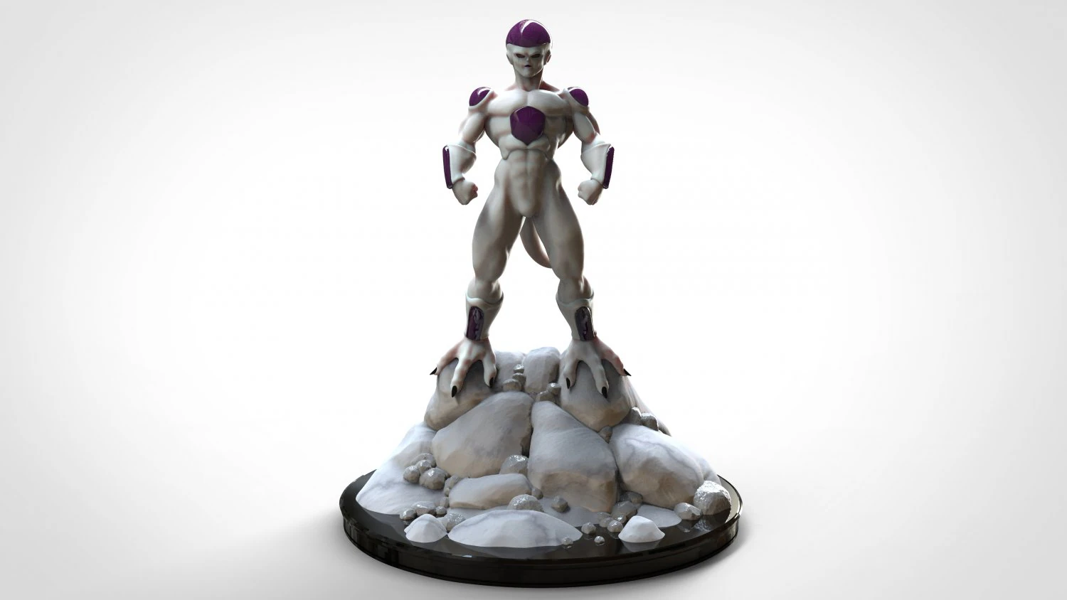 lord freezer - dragon ball z 3D Print Model .c4d .max .obj .3ds .fbx .stl .blend