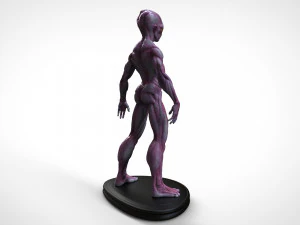 alien gris 3D Print Model