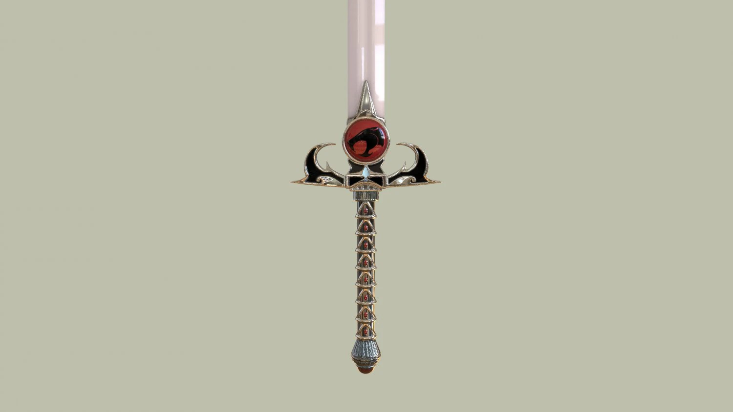 espada del augurio - sword of omens 3D Print Model .c4d .max .obj .3ds .fbx .stl .blend 