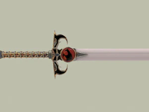 espada del augurio - sword of omens 3D Print Model
