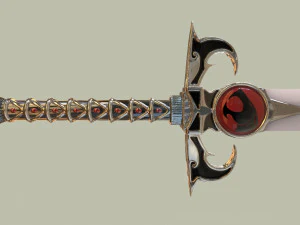 espada del augurio - sword of omens 3D Print Model