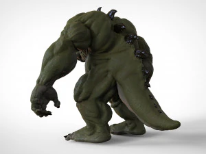 reptiliano - reptiloide 3D Print Model