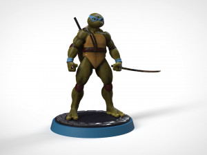 Tortugas ninjas 1990 - tmnt - leonardo Modèles 3D en vedette