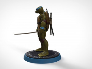 Tortugas ninjas 1990 - tmnt - leonardo Modèles 3D en vedette